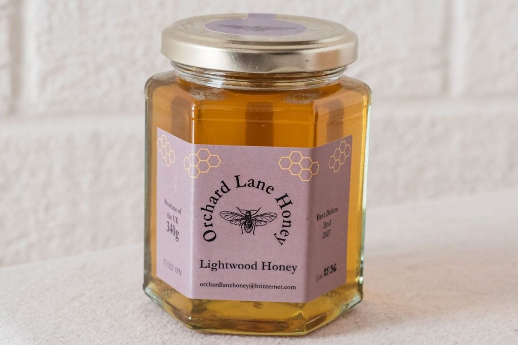 340g jar of Lightwood Honey from Sheffield